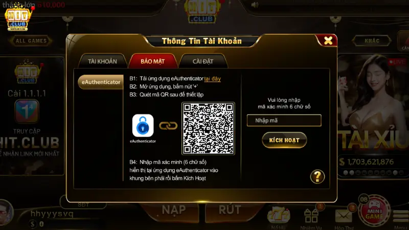 Đăng ký đăng nhập Hitclub là bước thiết lập bảo mật quan trọng